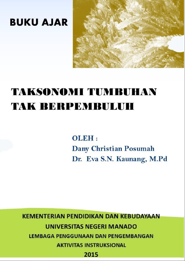 Taksonomi Tumbuhan Tak Berpembuluh