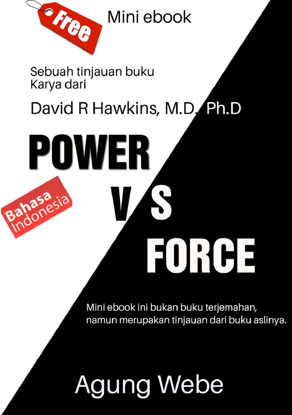 Power VS Force karya David R. Hawkins(Bahasa Indonesia Vers.)