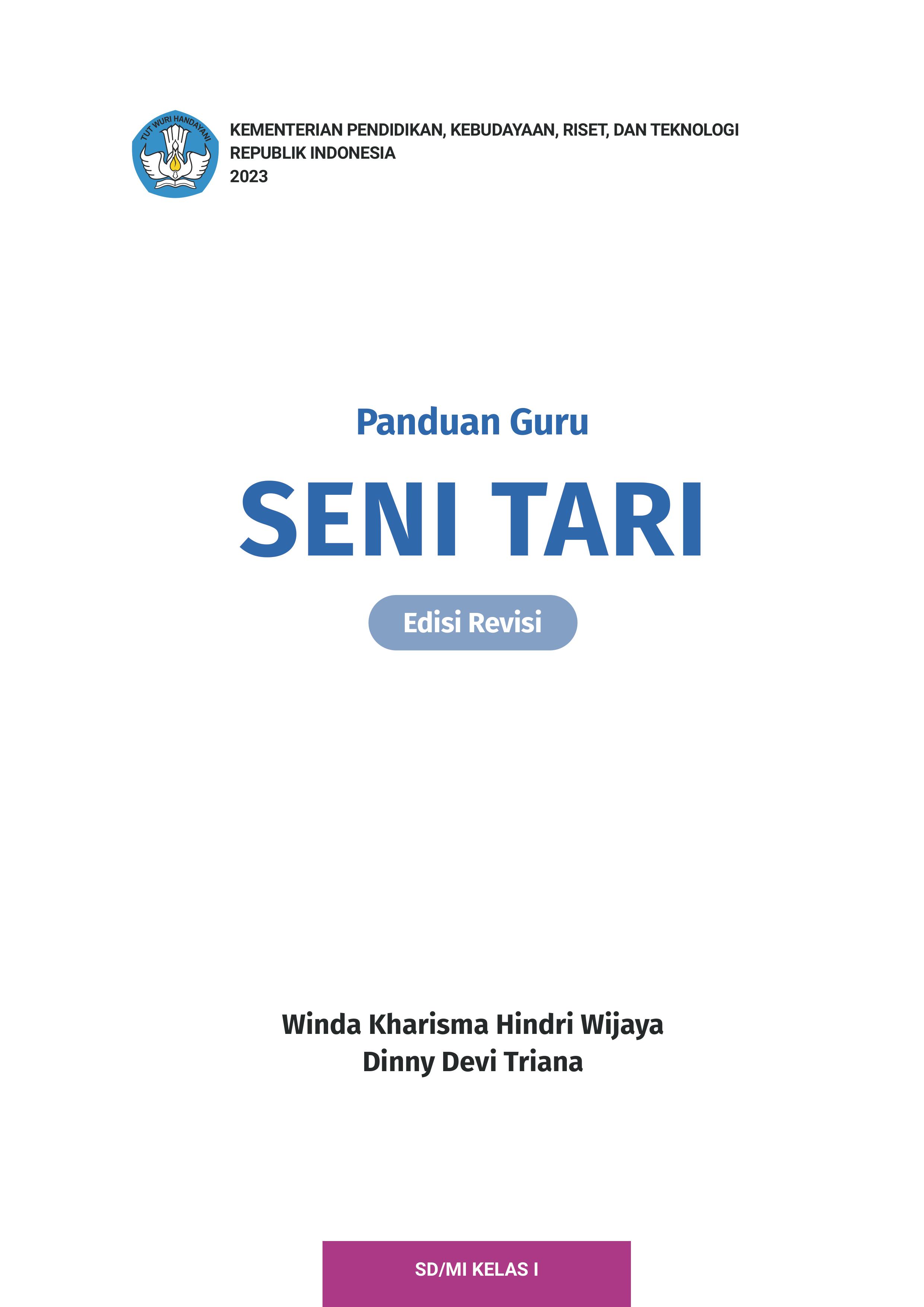 Seni Tari untuk SD/MI Kelas I