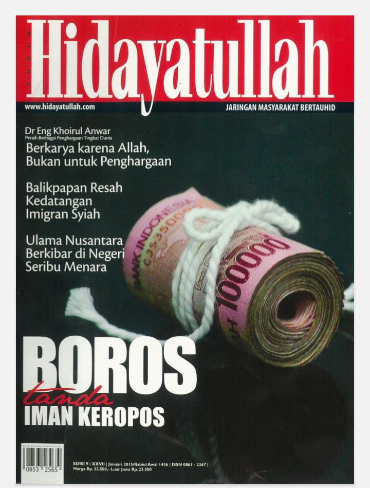 Majalah Hidayatullah - Edisi Boros Tanda Iman Keropos